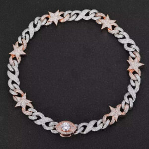 COLAR HIP HOP COM DIAMANTES PARA HOMEM E MULHER